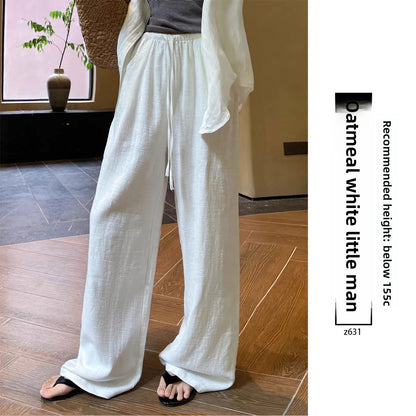 Linen Wide-Leg Pants for Women