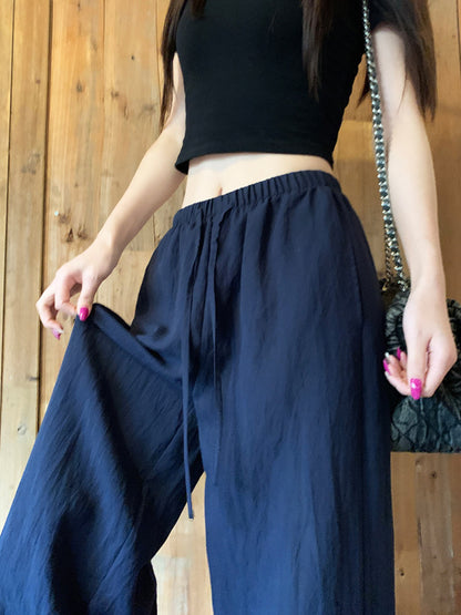 Linen Wide-Leg Pants for Women